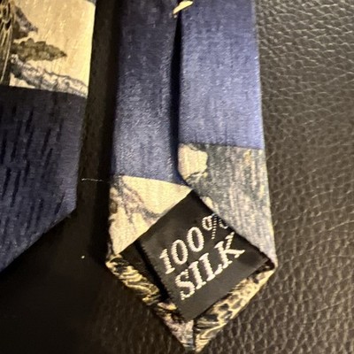 SilkTie Endangered Species Nesting Call Rod Frederick Bald Eagle DKL Quality