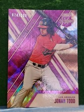 2017 Panini Elite Extra Edition Aspirations Purple #196 Jonah Todd 74/200 Angels