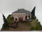 Bar Mills O Scale Carriage & Wheel Repair Diorama (Completely Built) — photo 2