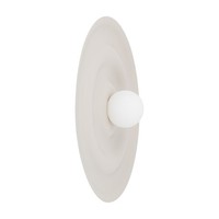 Wandleuchte Glas Metall Weiß Kaschmir Flur Schlafzimmer G9 Ø60 Cm Wandlampe BüRo