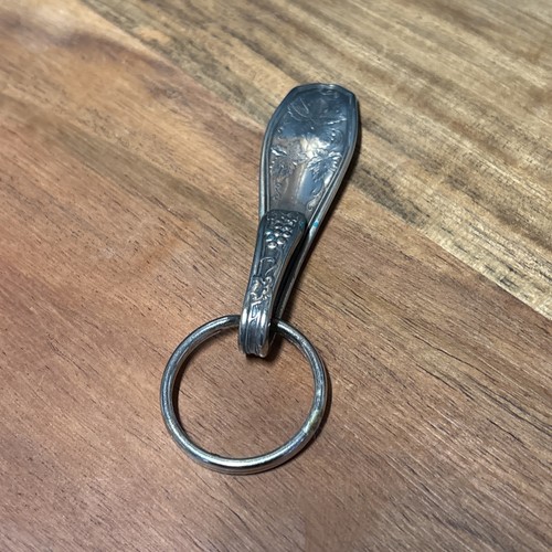 Vintage Silberbesteck End Schlüsselanhänger 4" OAL - Bild 7 von 7