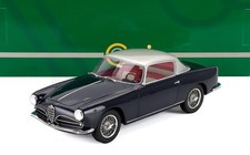 ALFA ROMEO  1900C SS TOURING COUPE 1955 bleu au 1/18 de Cult Models CML158-2