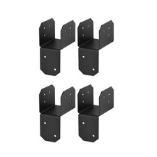 4 Pieces Steel Joist Anchor Brackets for Roof Deck and Beam Connection