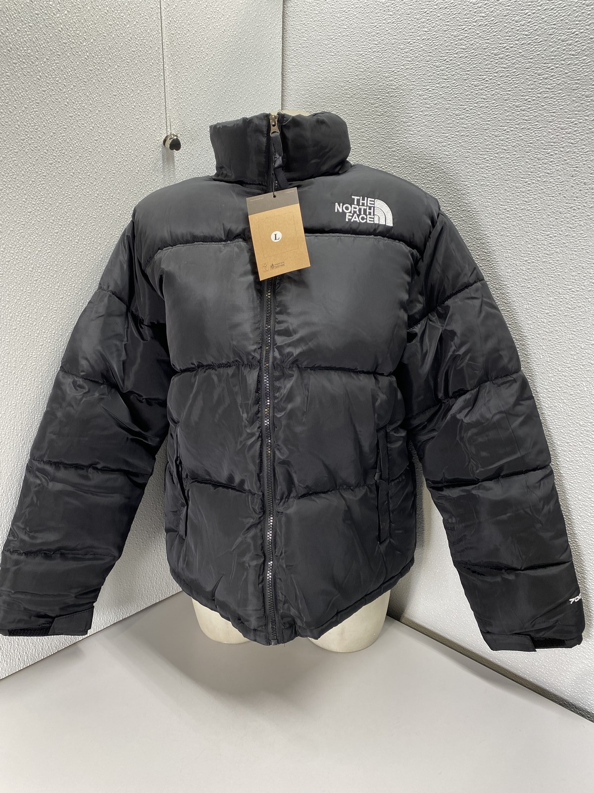 The North Face Womens 1996 Retro Nuptse Puffy Jacket Size L Black