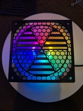 2x - 120mm fan covers - Nuke nuclear pattern