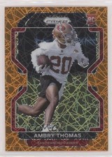 2021 Panini Prizm Rookie Lazer Prizm Ambry Thomas #439 08w8