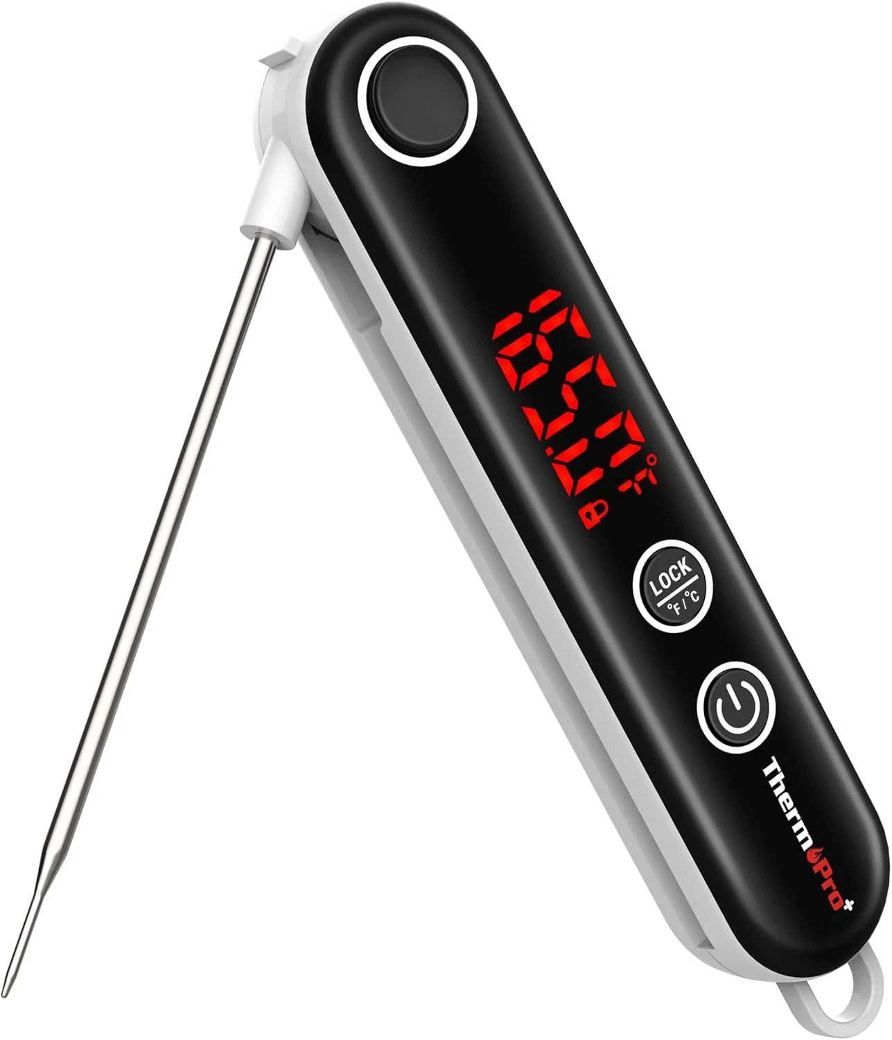 ThermoPro TP18 Instant Read Meat Thermometer Digital with Thermocouple Black