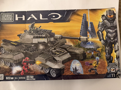 Sealed MegaBloks 97016 Halo UNSC Rhino Damaged Box Free Shipping!