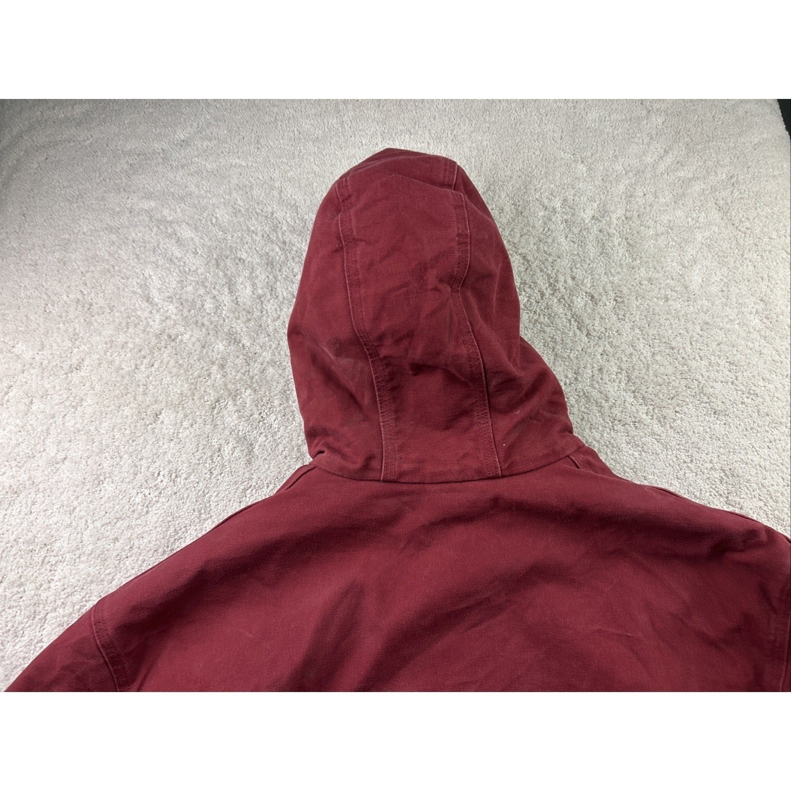 Carhartt J130 DKR Active Jacket 2XL Dark Red Quilted … - Gem