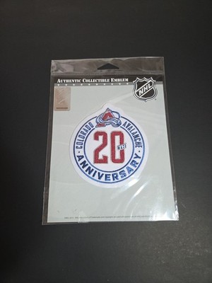 Colorado Avalanche 20th Anniversary Patch NHL Licensed National Emblem 2015