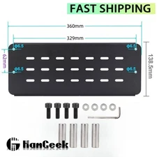 Simplayer Aluminum Alloy Pedal Base Plate Sim Racing Pedal Mounting Plate