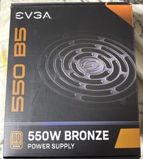 EVGA 550W B5 Fully Modular Power Supply 80 Bronze ATX Size Open Box