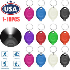 10  LED Keychain Flashlight Mini Keychain Light Ultra Bright Flashlight Portable