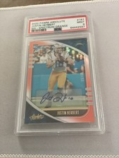 2020 Absolute - PSA 9, Rookie Justin Herbert #167 Orange Spectrum Signatures /35