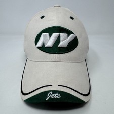 New York Jets NFL Hat Cap Beige 6-Panel Adjustable One Size by Reebok