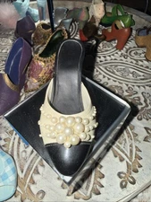 Just The Right Shoe 1998 Pearl Mule Small Shoe #25010 Raine Willitts Design