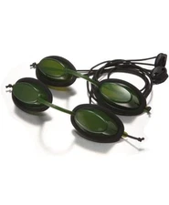 Green Goggles 2 Pairs IPL Laser Protection Safety Aaocare Red Infrared Light