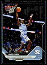 2025-26 Topps Bowman U Now 38 Caleb Wilson North Carolina Tar Heels Black 10/10