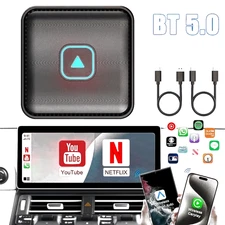 2025 2-in-1 Wireless CarPlay & Android Auto Adapter 5.8GHz WiFi 10s Auto-Connect