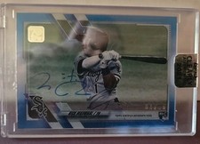 2021 Topps Clearly Authentic Autographs - Nick Madrigal #CAA-NM Blue 1/25