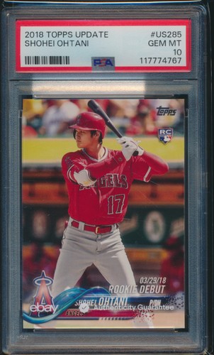 PSA 10 SHOHEI OHTANI/OTANI 2018 TOPPS UPDATE Rookie Debut LA ANGELS RC GEM MINT
