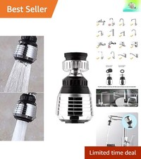 Stainless Steel Plastic Water-Saving Tap Aerator - Easy Installation, Stylish