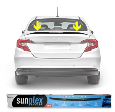 For Fiat Egea Trunk Top Spoiler Piano Black. Model 2015-2020