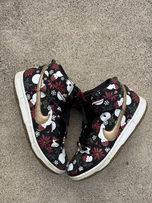Size 10 - Nike Concepts x Dunk SB Premium High Ugly Christmas Sweater
