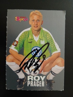 Roy Präger  VfL Wolfgang  Bravo-Sport Sammelkarte ungeklebt handsigniert 