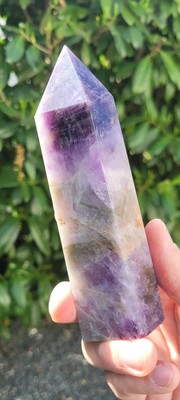 Chevron Amethyst, Amethyst Chevron Tower( Obelisk )/Madagaskar  436g