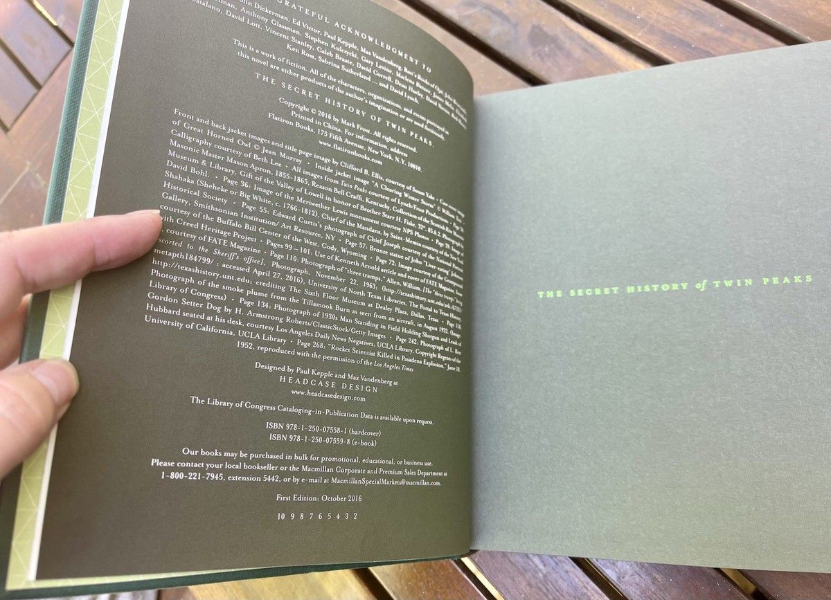 Secret History of Twin Peaks : A Novel by Mark Frost (2016