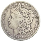 1901‑O Morgan Silver Dollar • New Orleans Mint • 90% Silver • Circulated