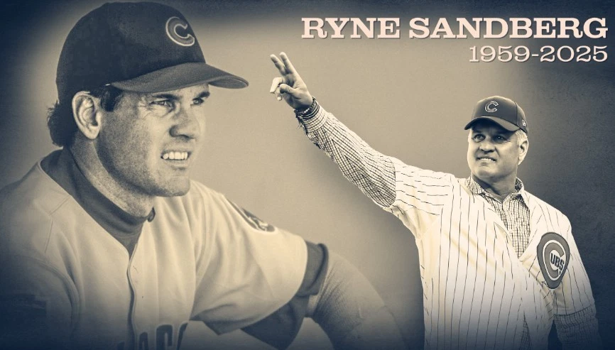 Chicago Cubs Ryne Sandberg Memorial Pin (not a jersey patch) - Image 4 of 4