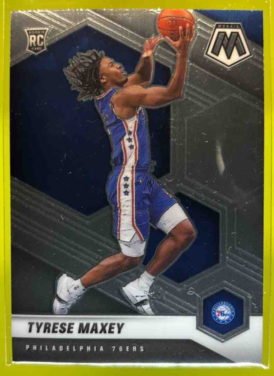 2020-21 Panini Mosaic Tyrese Maxey Philadelphia 76ers #203 RC
