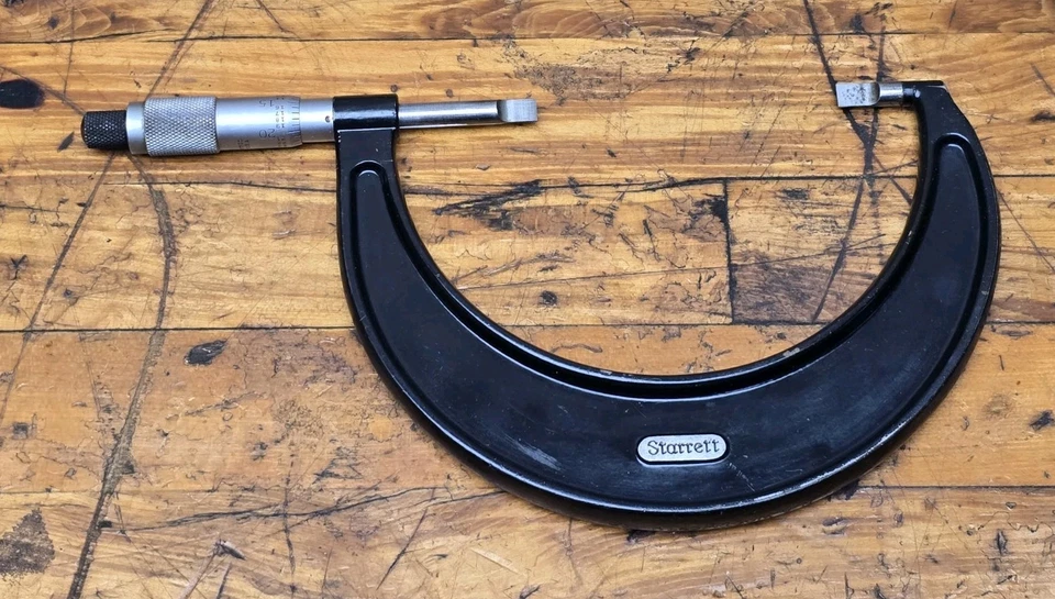 Микрометр с лезвием Starrett 3-4 дюйма No 486 - Изображение 4 из 4