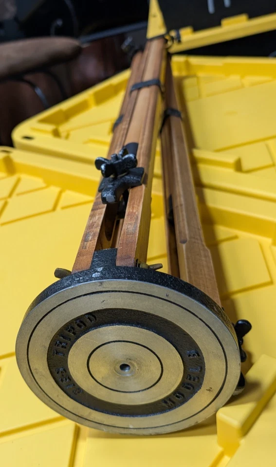 Ries Model B Tripod figured wood..Beauty!! - Image 4 of 4