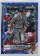 2021 Bowman Chrome Draft Sapphire Edition JT Schwartz #BDC-61 15sx