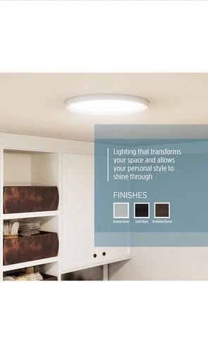 Outskirts - 27W LED Flush Mount-1 Inch Tall and 20 Inch Wide-Fresco Finish Flush - Picture 5 of 9