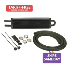 Derale DER13200 Tube Type Aluminum Fluid Cooler High Performance & Racing Parts