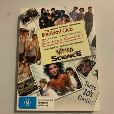 The Breakfast Club / Sixteen Candles / Weird Science DVD John Hughes Region 2,4