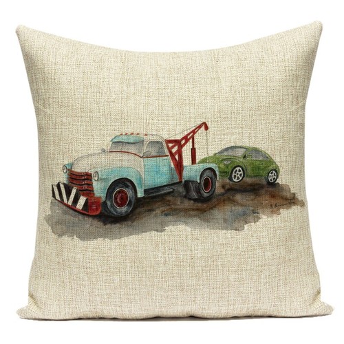 Animal Elephant Hot Air Balloon Cushion Cover Engineering Vehicle Pillow Case - Picture 46 of 56