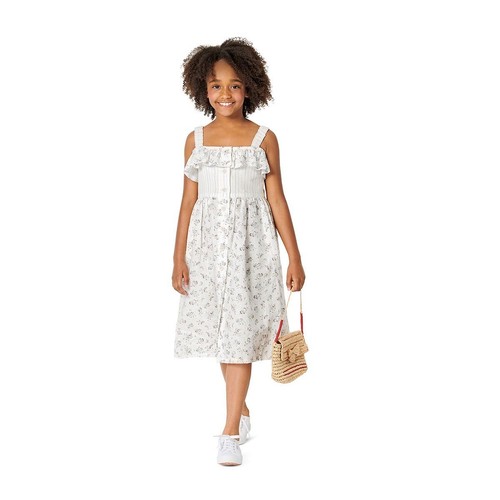 BURDA KIDS 9304 CHILDREN'S DRESSES Sewing Pattern 6 - 11 Years Skill: AVERAGE - Picture 5 of 9