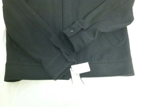 Chaqueta negra con cuello de solapa mezcla de lana para hombre talla M - Imagen 9 de 11