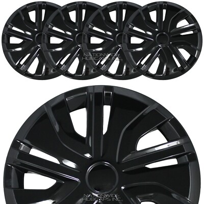 14 Inch Silver Snap-On Wheel Covers Set of 4 for R14 Tires & Steel