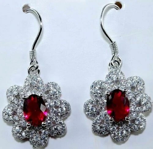 Orecchini di lusso in argento sterling zaffiro