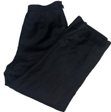 Vintage Mink Cashmere Women  s Dress Pants Lined Waist Size 30 Black Inseam 24 in