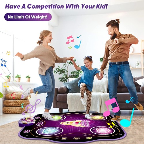 Kinder Tanzmatte mit Bluetooth,Musik Tanzpad Elektronisch Tanzmatte Spielzeuge - Bild 6 von 17