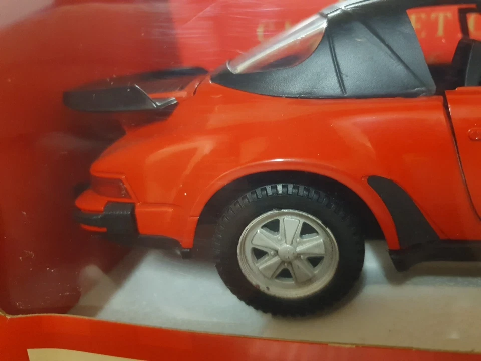 1 16 TONKA POLISTIL P ORSCHE911 CABRIOLET+ CAPOTTA BOX .RARO.NO BURAGO MAISTO - Immagine 4 di 4