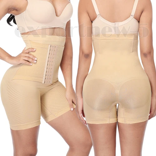 Womens Tummy Control Shapewear High Waisted Body Shaper Shorts Slimming Panties - Picture 27 of 36
