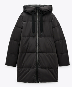 zara padded coat